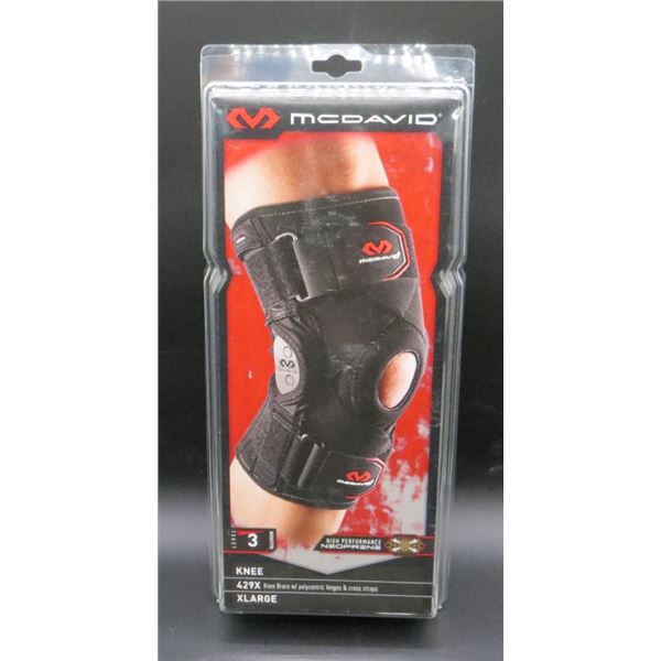 New McDavid Knee Brace With Polycentric Hinges and Cross Straps Retails $130+