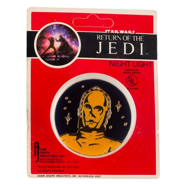 A "Star Wars: Return of The Jedi" C-3PO Night Light.