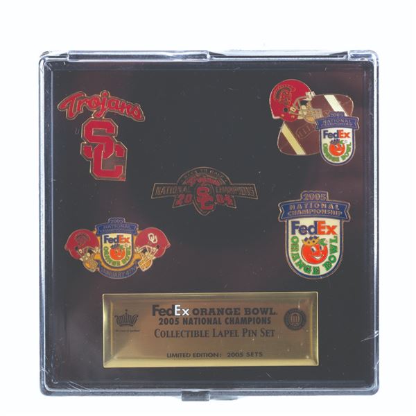 A USC 2005 National Championship Pin Set.