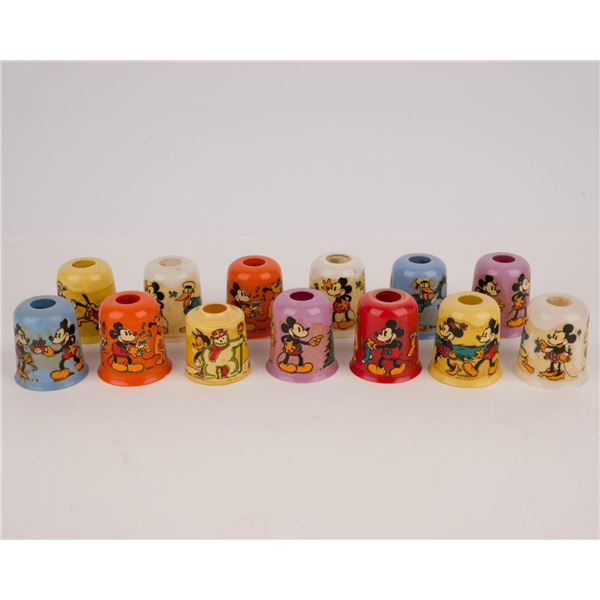 A 1930s Vintage Christmas Light Cover Set by NOMA.