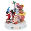Image 1 : A Walt Disney's "Fantasia" Christmas Card Figurine.