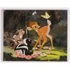 Image 1 : A "Bambi" Wood Backed Wall Hanging Print.