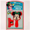 Image 1 : A 1970s Minnie Mouse Comb & Mirror Set.