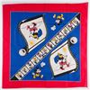 Image 1 : A Mickey and Minnie Mouse Filmstrip Handkerchief.