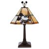 Image 1 : A Mickey Mouse Stained Glass Lamp.