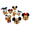 Image 1 : A Collection of Early Mickey and Friends Plastic Pins.