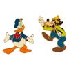 Image 1 : A Pair of Donald and Goofy Monogram Pins.