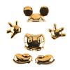 Image 1 : A Set of Disassembled Mickey Mouse Pins.