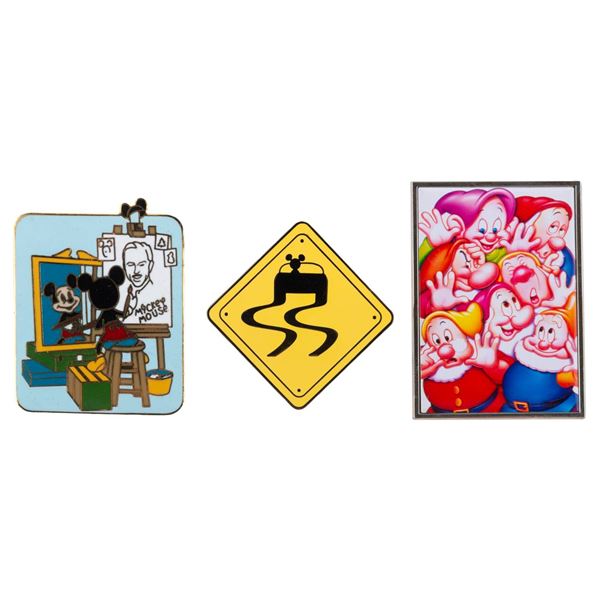 A Trio of Early Disney Pins.