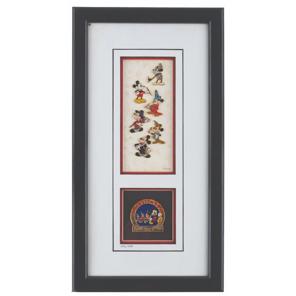 A Mickey's 70th Limited Edition Pin Set.
