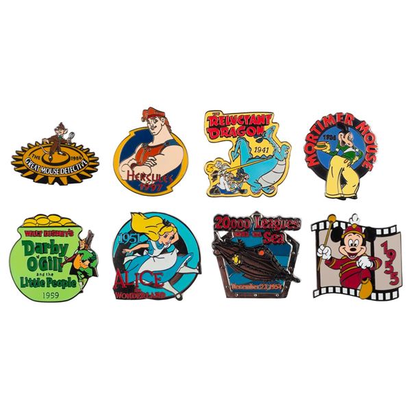 A Collection of "Countdown to the Millennium" Pins.