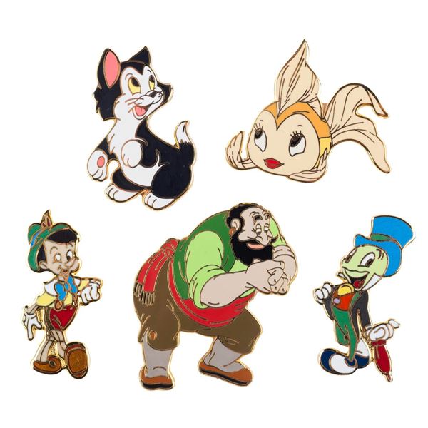 A Set of "Pinocchio" Pins.