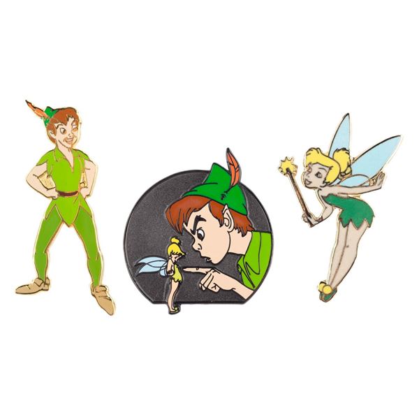 A Trio of "Peter Pan" Pins.