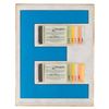 Image 1 : A Pair of Disneyland Ticket Books in Acrylic Frame.