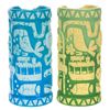 Image 2 : A Pair of Mookie Sato Skipper's Adventure Tiki Mugs.