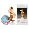 Image 1 : A Goebel Wooden It's a Small World Figurine.