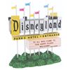 Image 5 : A Rare Disneyland 50th Marquee Figurine and Pin Set.