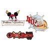 Image 1 : A Collection of Canoe Race and Cast Member Pirate Pins.