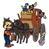 Image 1 : A Mickey & Friends Frontierland Stagecoach Pin.