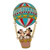 Image 1 : A Disneyland Mickey and Minnie Hot Air Balloon Pin.