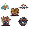 Image 1 : A Set of Early Disney's California Adventure Attraction Pins.