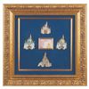 Image 1 : A Framed Cast Member Exclusive Jumbo Disney Castles Pin Set.