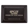 Image 2 : An EPCOT Center Opening Day Ticket Replica Paperweight.