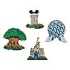 Image 1 : A "Four Parks One World" Mini Pin Set.