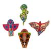 Image 1 : A Set of Tapestry of Nations Parade Pins.