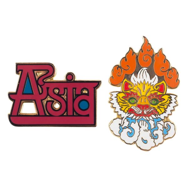A Pair of Early Animal Kingdom Asia Pins.