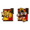 Image 1 : A Pair of Early Tokyo Disneyland Kabuki Pins.