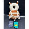 Image 2 : Baby Head Protection Pillow, Anti Falling Head Protector Infant Cushion Backpack,  Two Pairs of Sock