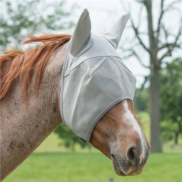 Weaver Leather Covered Ear Fly Mask with Xtended Life Closure System