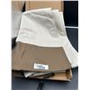 Image 2 : Canvas Style Umbrella Cover in Beige and Brown Color Scheme With Zippered Closure