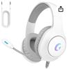 Image 1 : Syndesmos CM7002 Gaming Headset for PC, PS5, PS4, Mac, Switch, Xbox Series, Surround Sound RGB Gamin
