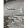 Image 2 : Lot of 2 George Courey L837 Queen Size Pillows