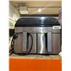 Image 2 : Gourmia 10-Quart Dual Basket Digital Air Fryer Stainless Steel Dual Basket Air Fryer
