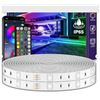 Image 1 : Lot of 2 – LED Outdoor Strip Lights  50′