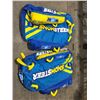 Image 2 : Two WOW Snowsteer Inflatable Sleds for Winter Recreation