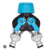 Image 2 : Pro Flow Twin Tap Connector and Shower Spray Wand Set