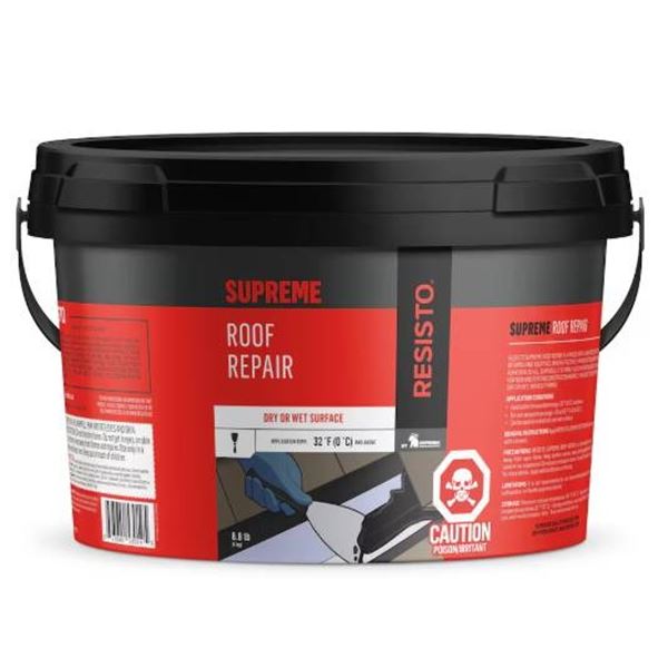 Supreme Roof Repair 8.8 lb (4 kg) Resisto Roofing Sealant