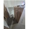 Image 2 : Eklipse Ruby Corner Cabinet with Dimensions 24x24x40 Inches and Dual Hinged Doors
