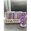 Image 2 : Zoa Energy Drink Frosted Grape Zero Sugar 12 oz, Pack of 12