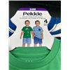 Image 2 : Pekkle 4-Piece Set for Toddlers: 2Tops & 2 Shorts, Size 24M