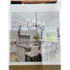 Image 2 : 9MMML 39″ 4 Arms Kitchen Island Lighting,4 Lights Dining Room Chandelier,Black Body + Fabri
