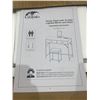 Image 2 : Cyclsio Vanity Desk with Tri-Fold Lighted Mirror and Stool