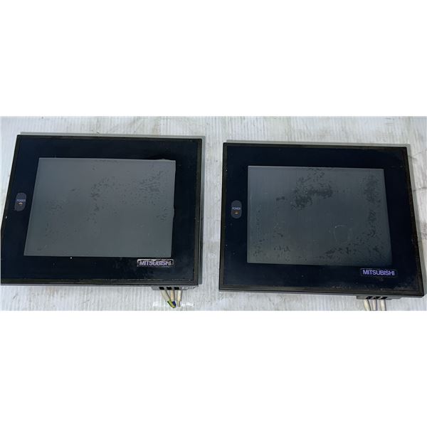 (2) Mitsubishi #A951GOT-QTBD Graphic Operation Terminals