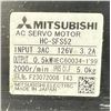 Image 8 : (3) Mitsubishi #HC-SFS52 AC Servo Motors