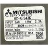 Image 6 : (3) Mitsubishi #HC-KFS43K AC Servo Motors