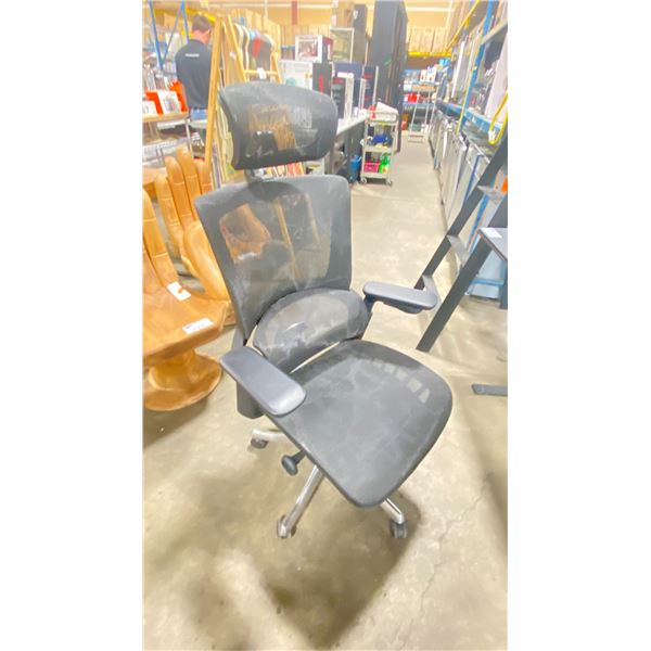 BLACK FX IMPEX MESH HI-BACK REV CHAIR